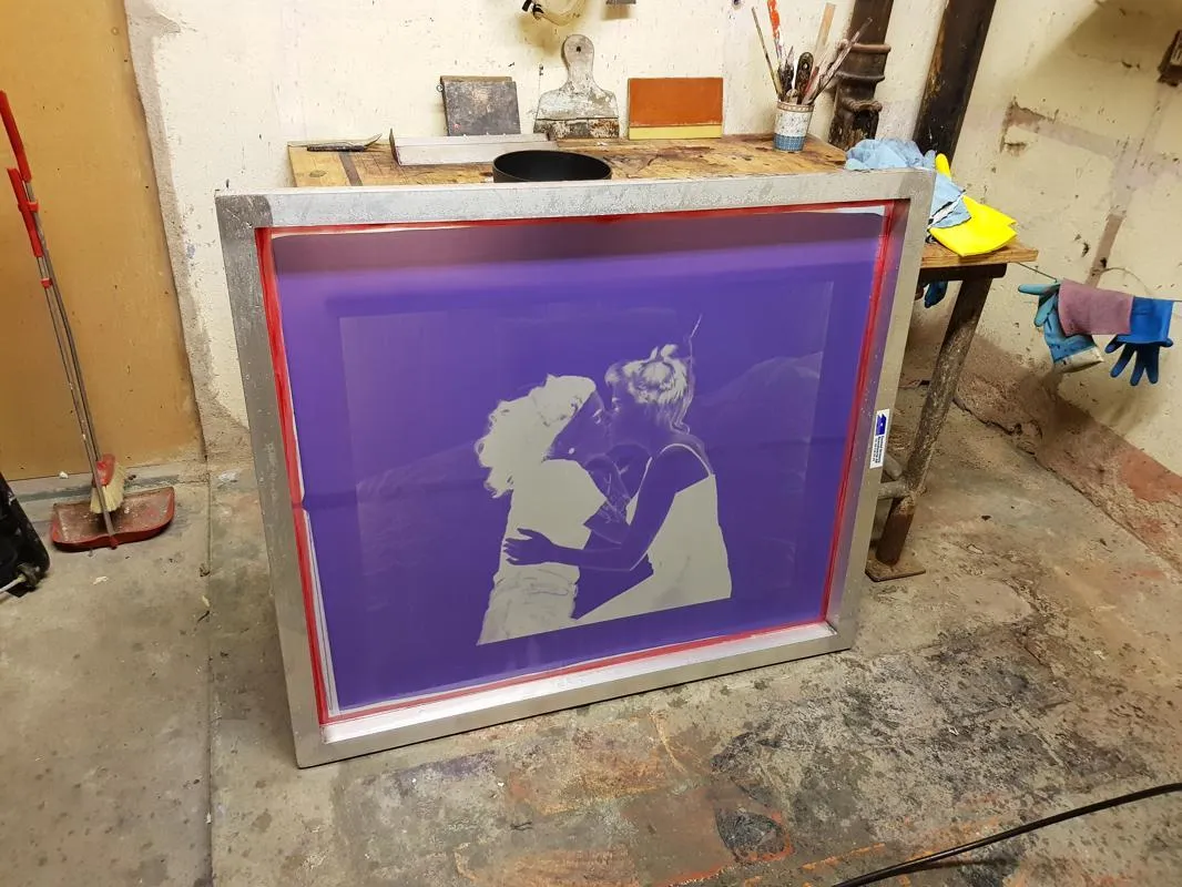 screentryckta foton diptyk